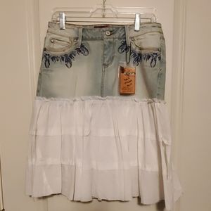 Hint Jean and Cloth Skirt NWT